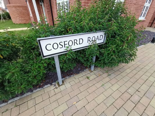 Cosford Road Sign