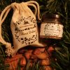 Small gift bag and jar of cobnut hazelnut dukkah